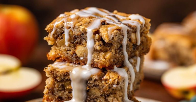 Classic Apple Blondies with Pecans