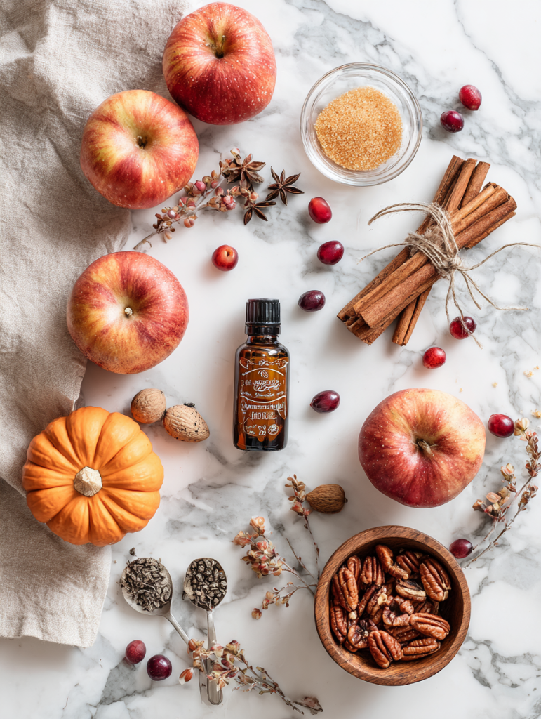 aesthetic fall baking ingredients